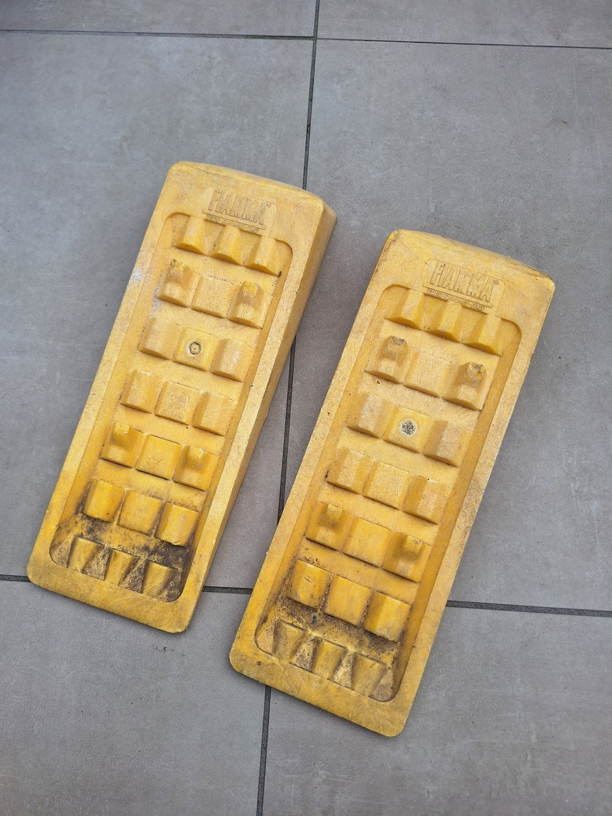 Fiamma Oprijblokken voor Camper/Caravan (2 stuks), Ophalen of Verzenden, Gebruikt