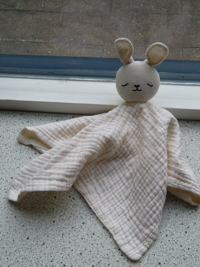 Knuffeldoek konijn van H&M Home wit hydrofiel, Konijn, Ophalen of Verzenden, Zo goed als nieuw, Wasbaar