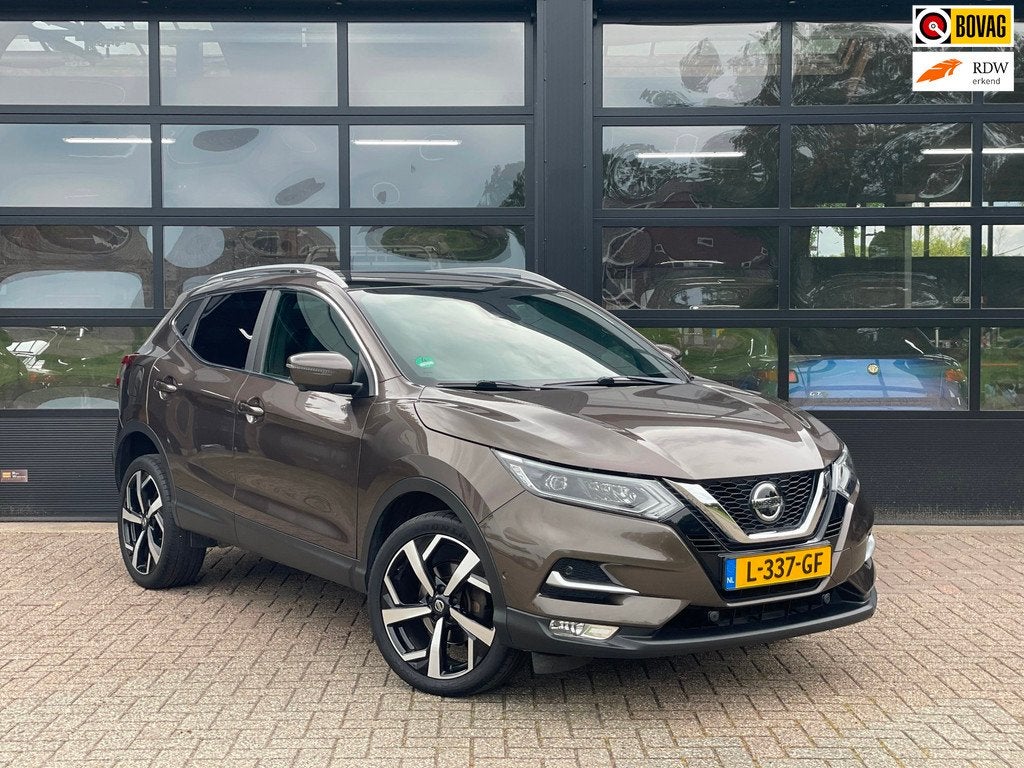 Nissan Qashqai 1.3 DIG-T Tekna +, Auto's, 4 cilinders, Leder, Bedrijf, Qashqai