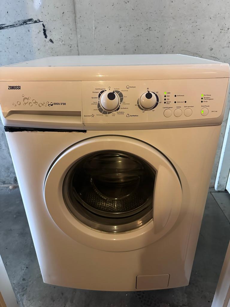 Zanussi Easy Iron Wasmachine, Witgoed en Apparatuur, Wasmachines, Gebruikt, Voorlader, 6 tot 8 kg, 85 tot 90 cm, 1200 tot 1600 toeren