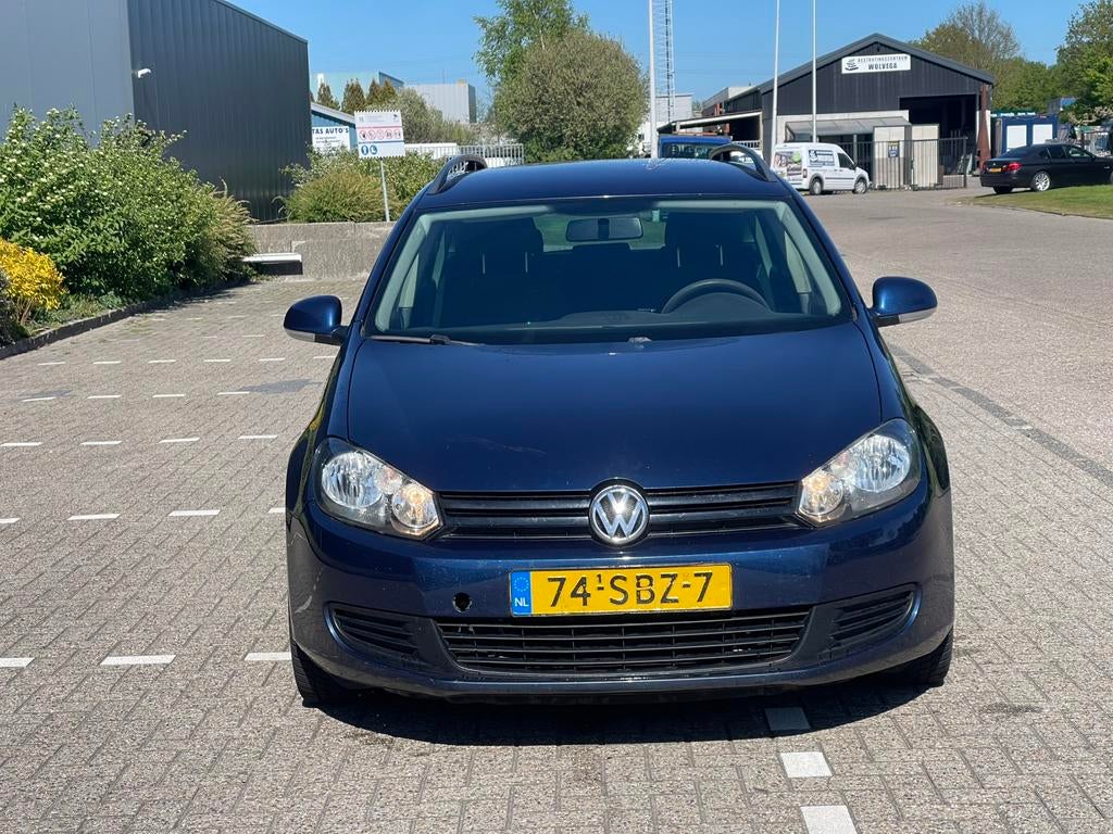 Volkswagen Golf 1.6 TDI 77KW Variant 2012 Blauw, Auto's, Voorwielaandrijving, Blauw, Origineel Nederlands, Golf