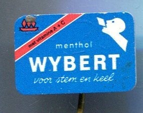 Menthol Wybert blik speldje ( V_222), Verzenden, Zo goed als nieuw, Merk, Speldje of Pin
