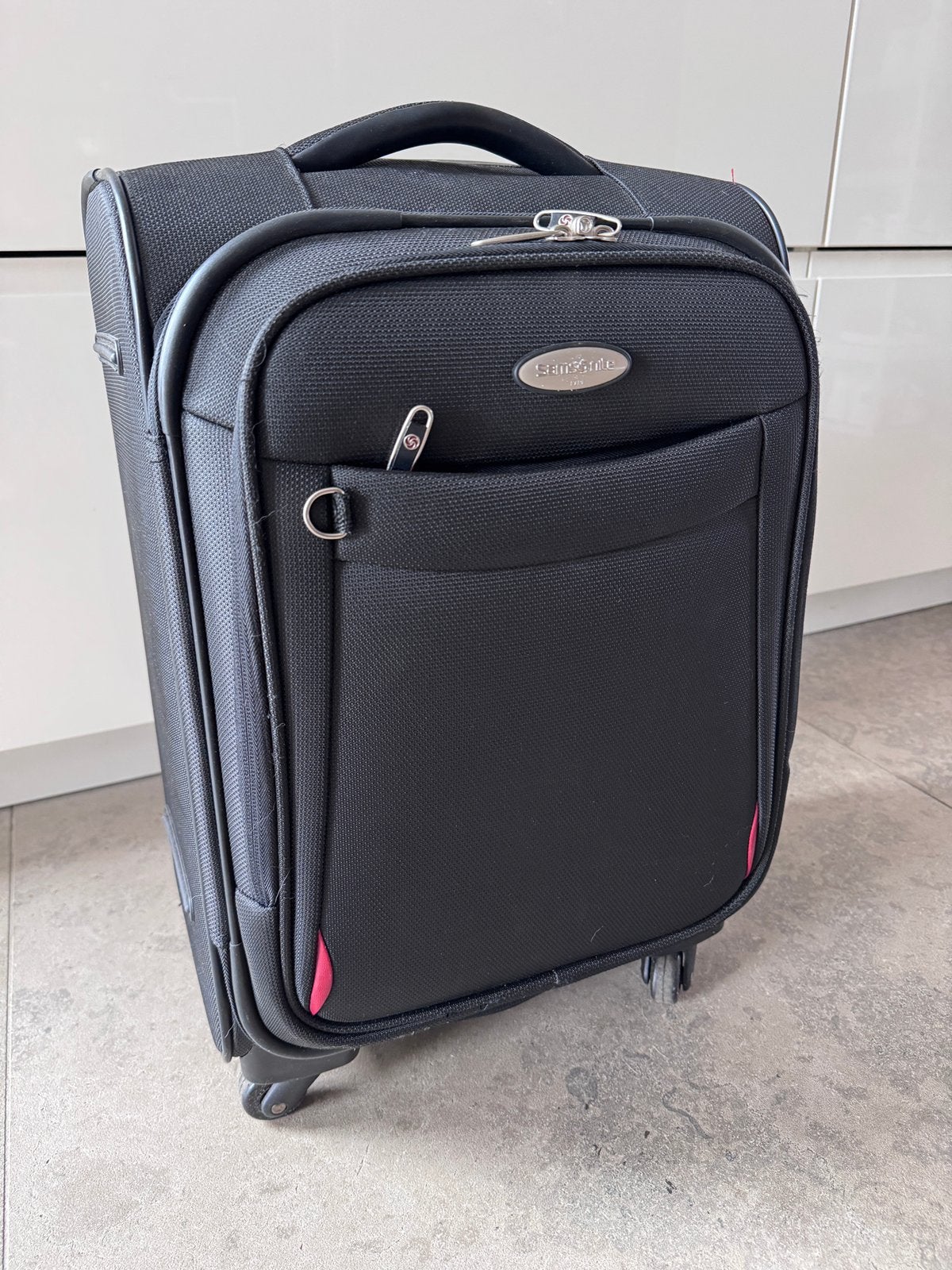 Samsonite Carry on Suitcase 4 wheels, 50 tot 60 cm, Hard kunststof, Slot, Ophalen of Verzenden