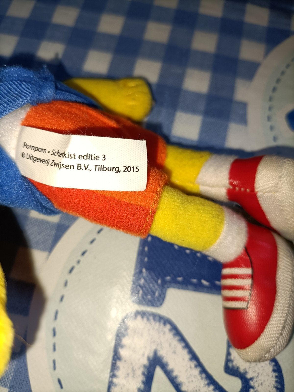 Zwijsen schatkist Pompom knuffeltje 19 cm, Ophalen of Verzenden, Zo goed als nieuw, Overige typen