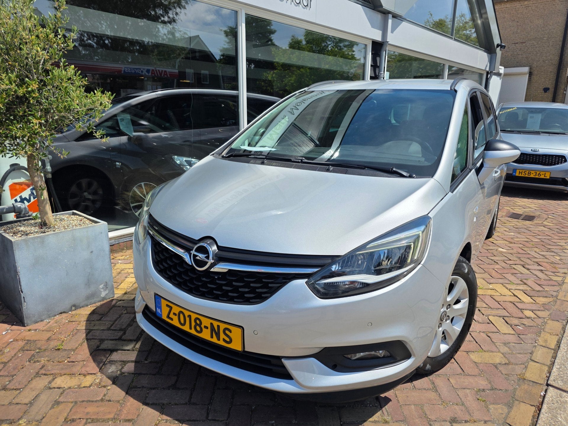 Opel Zafira 1.4 Turbo Online Edition 7persoons,trekhaak, Auto's, Gebruikt, Euro 6, 4 cilinders, 7 stoelen