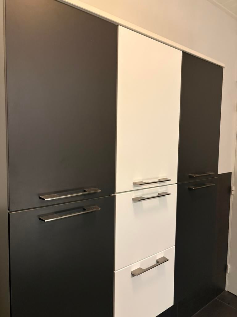 Badkamermeubel Antracite/Wit, Doe-het-zelf en Verbouw, Sanitair, Ophalen, Zo goed als nieuw, Toilet