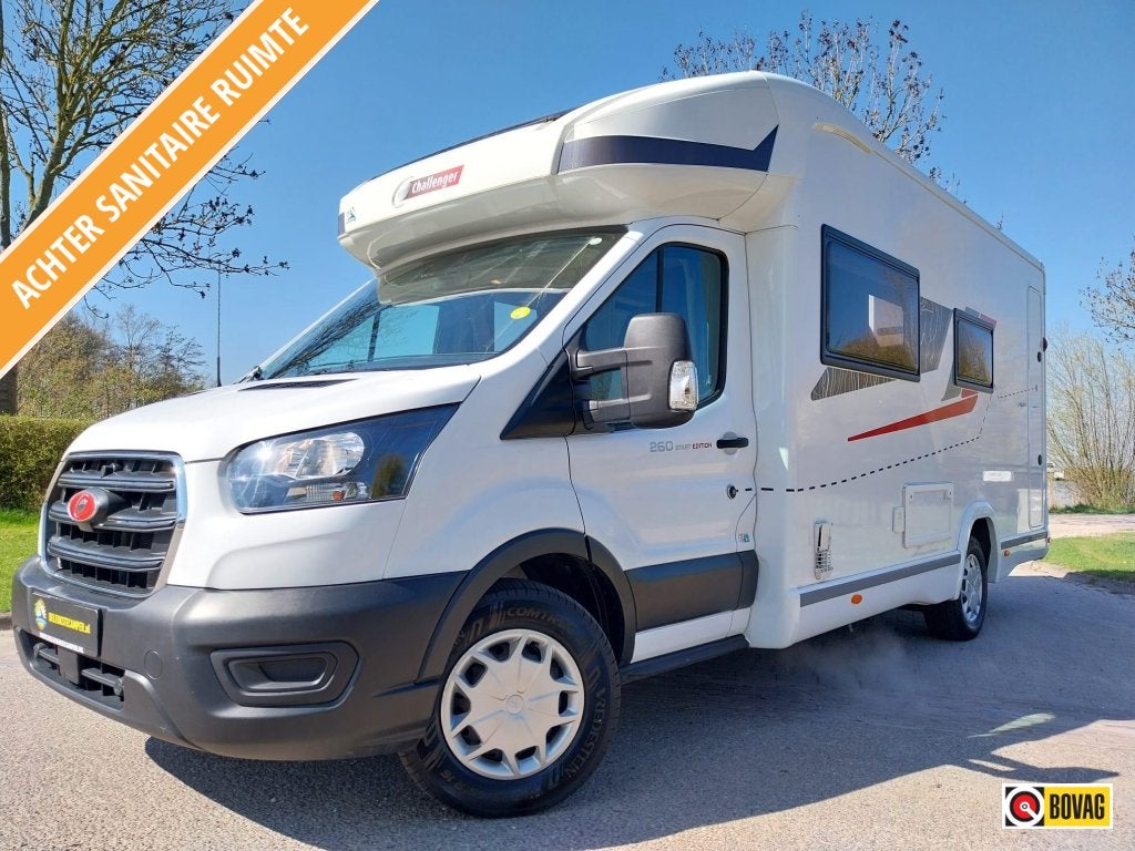 Challenger Start Edition 260 + solair + face to face zit !!!, Niet ingevuld, Ringverwarming, Ford, 7 tot 8 meter