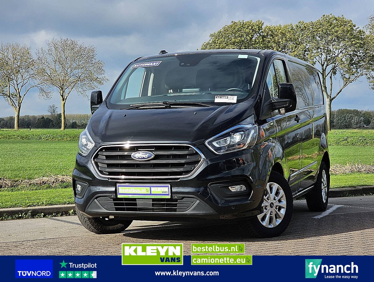 FORD TRANSIT CUSTOM 2.0 l1h1 automaat 170pk!, 2005 kg, Euro 6, 4 cilinders, Zwart