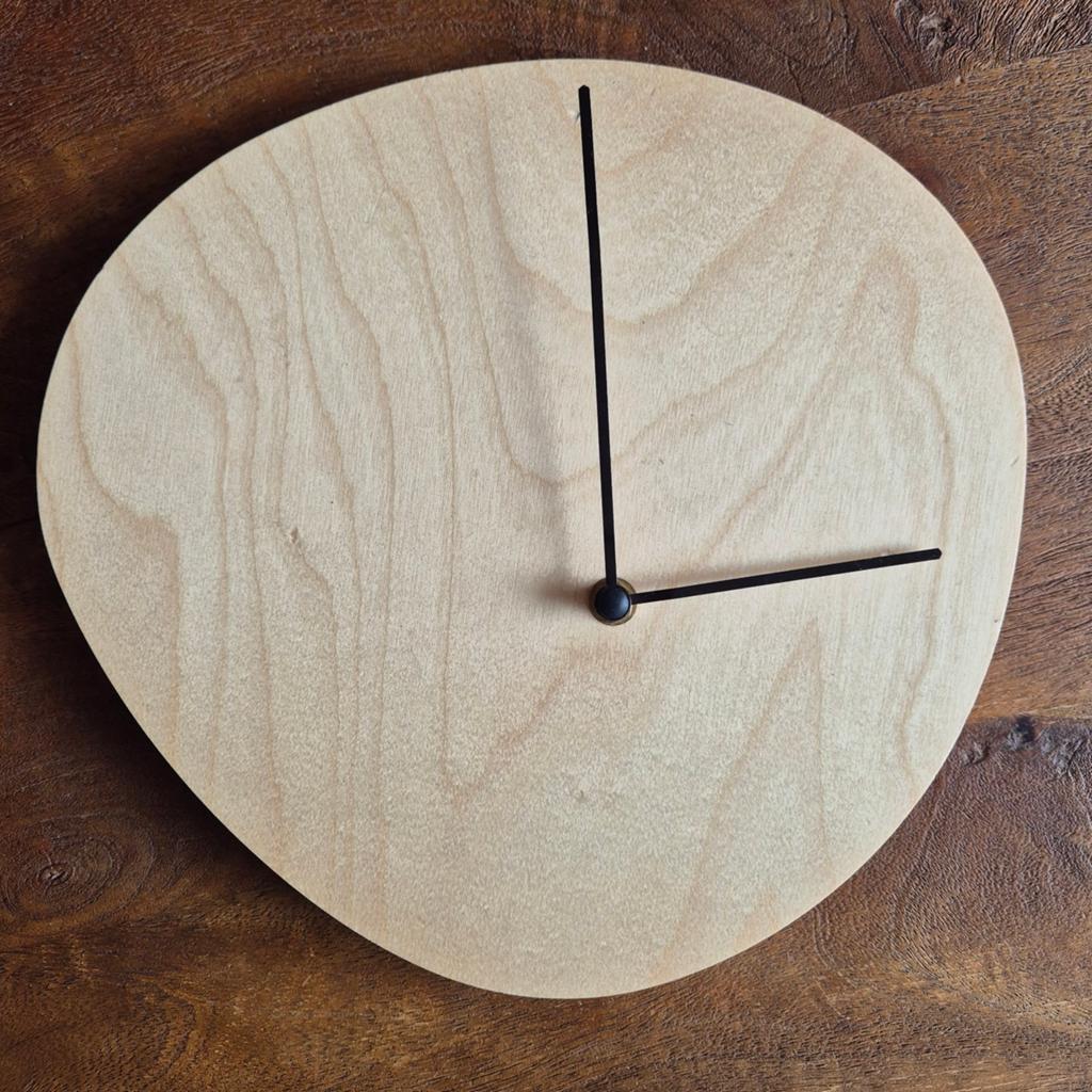 IKEA Snajdare Houten Wandklok - Vintage Design, Ophalen of Verzenden, Wandklok