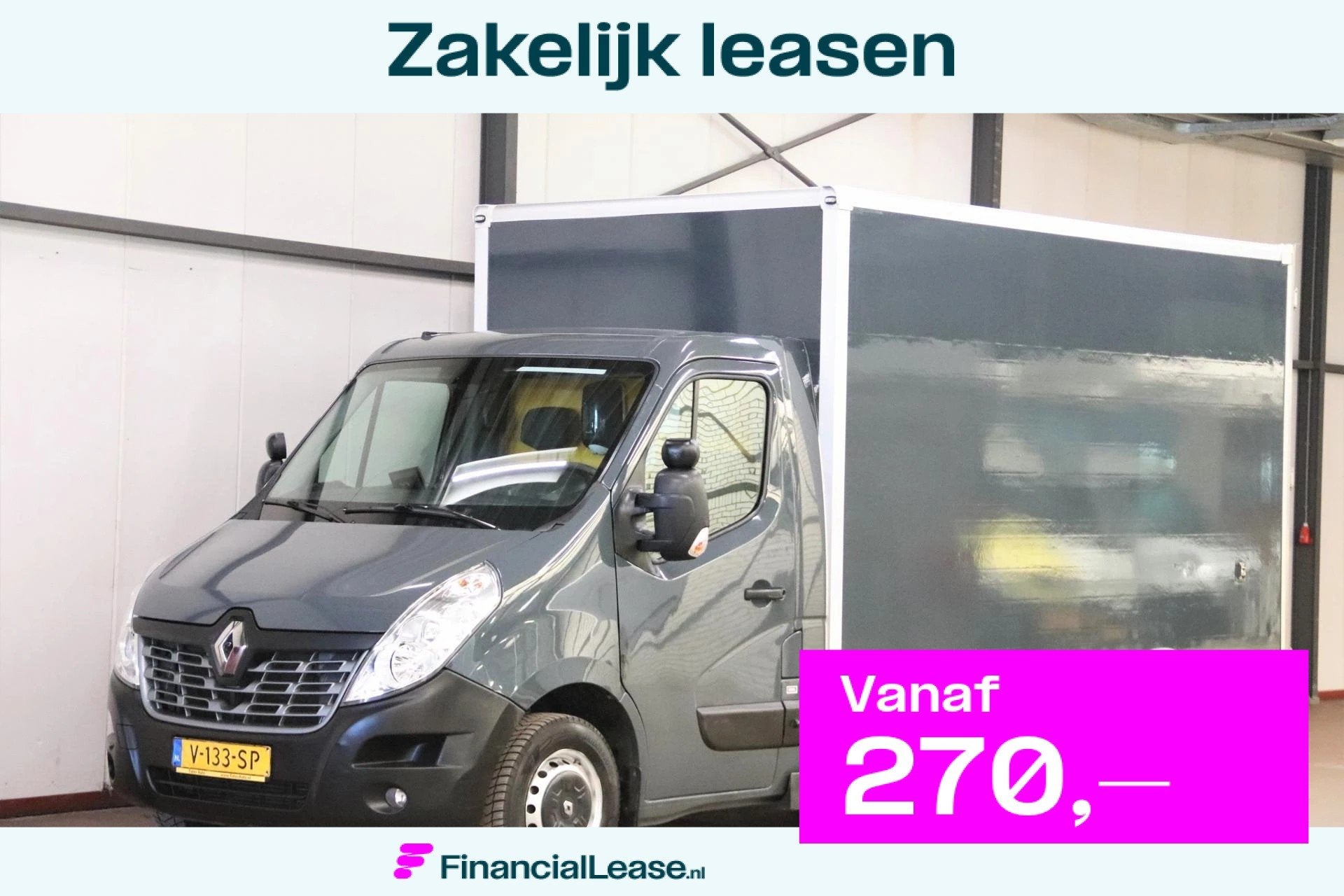 Renault Master 2.3 dCi 170PK AUTOMAAT LOWLINER VERKOOPWAGEN, Stof, Gebruikt, Euro 6, 4 cilinders