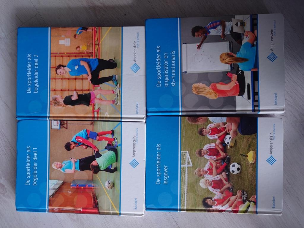 Gratis; Angerenstein Sportleider Lesboeken Set (4 delen), Boeken, Overige vakken, Angerenstein, Overige niveaus, Ophalen