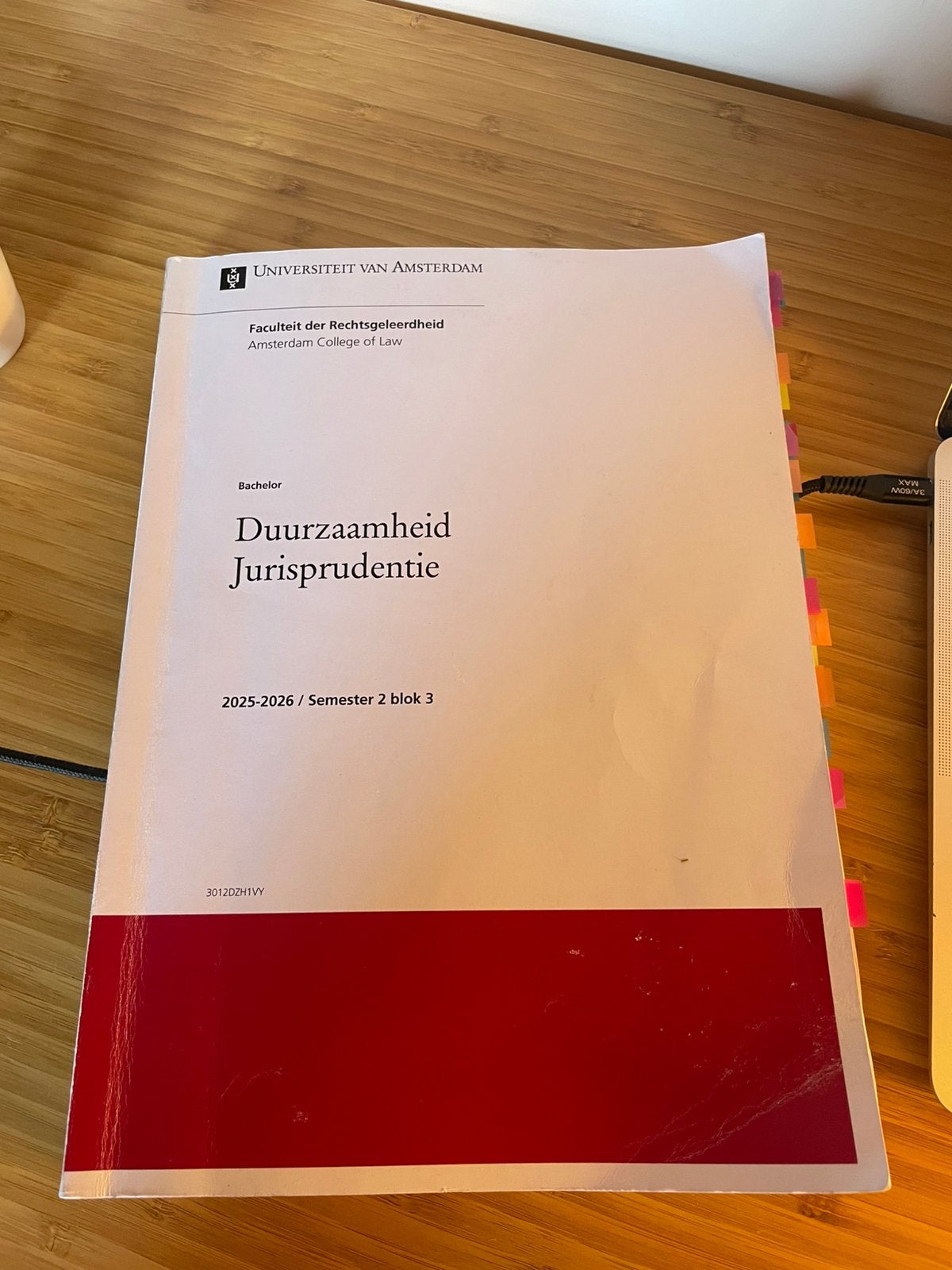 Duurzaamheid jurisprudentiebund UvA, Ophalen of Verzenden, Beta, Zo goed als nieuw, WO