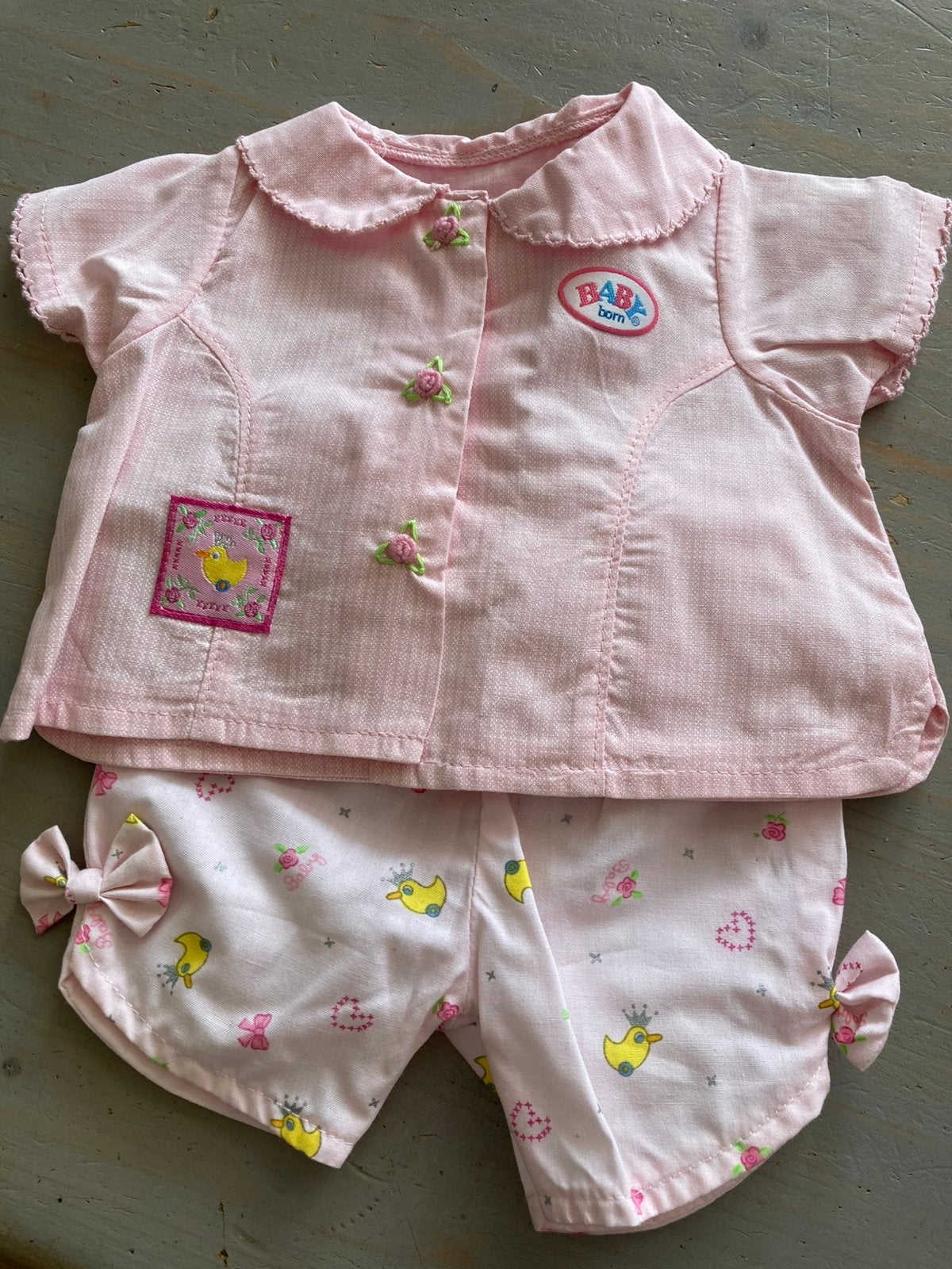 Baby born kledingsetje, Kinderen en Baby's, Speelgoed | Poppen, Ophalen of Verzenden, Zo goed als nieuw, Babypop