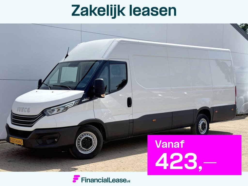 Iveco Daily 35S18 3.0 Automaat L4H2 LED Climate Control Crui, Automaat, Gebruikt, Zwart, 4 cilinders
