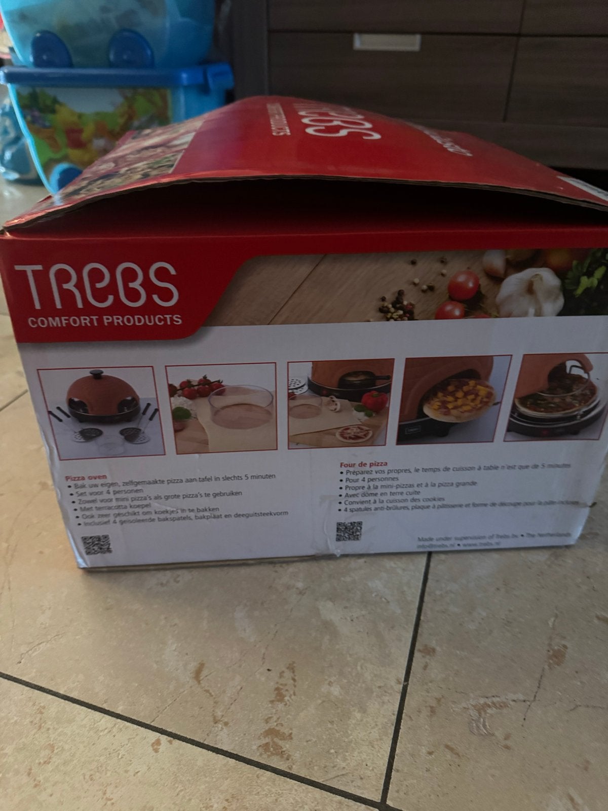 Trebs PizzaGusto Pizzaoven - Bak zelfgemaakte pizza's, Minder dan 45 cm, Overige merken, Pizzaoven, Ophalen of Verzenden