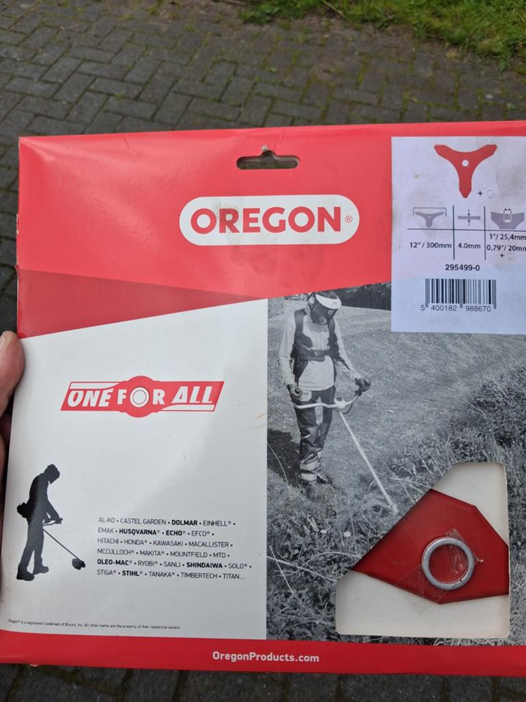 Oregon Bosmaaier Mes 300mm - Universeel oa stihl husqvarna, Ophalen of Verzenden