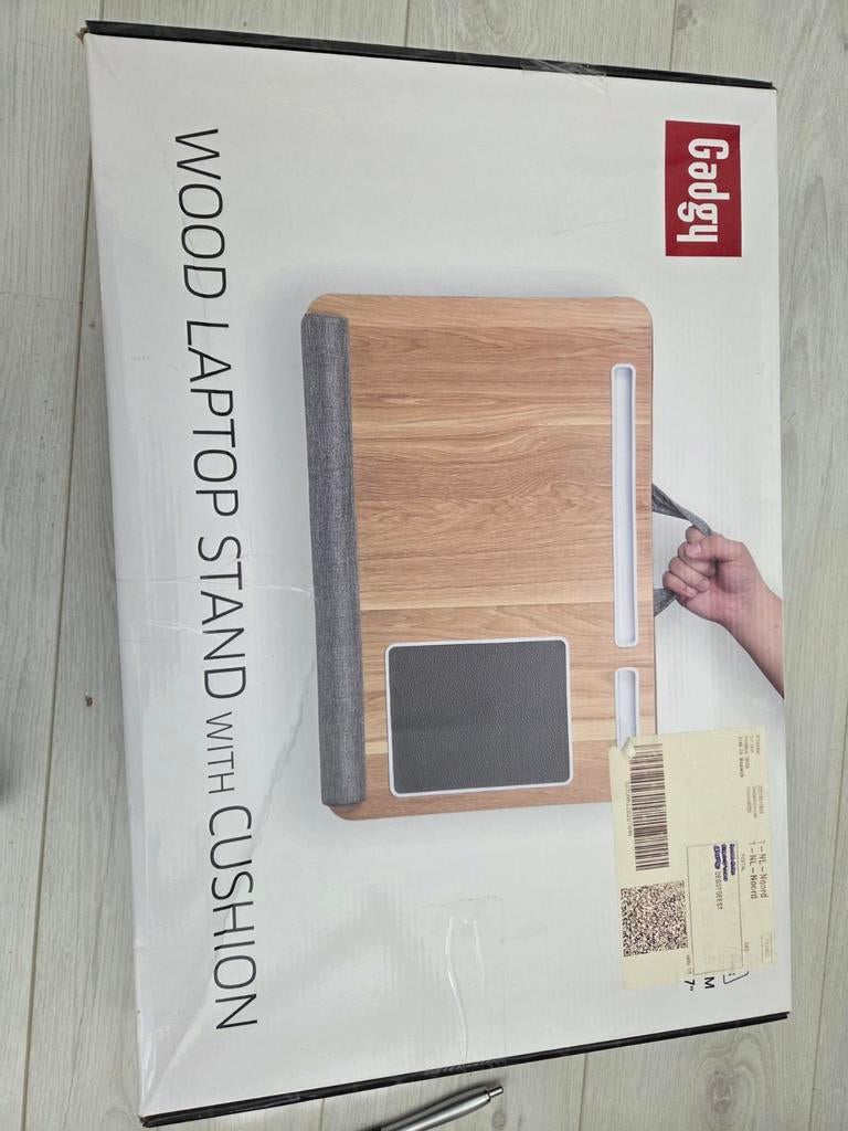 Ongebruikte Gagdy Houten Laptop Standaard met Kussen i, Ophalen, Nieuw, Gagdy
