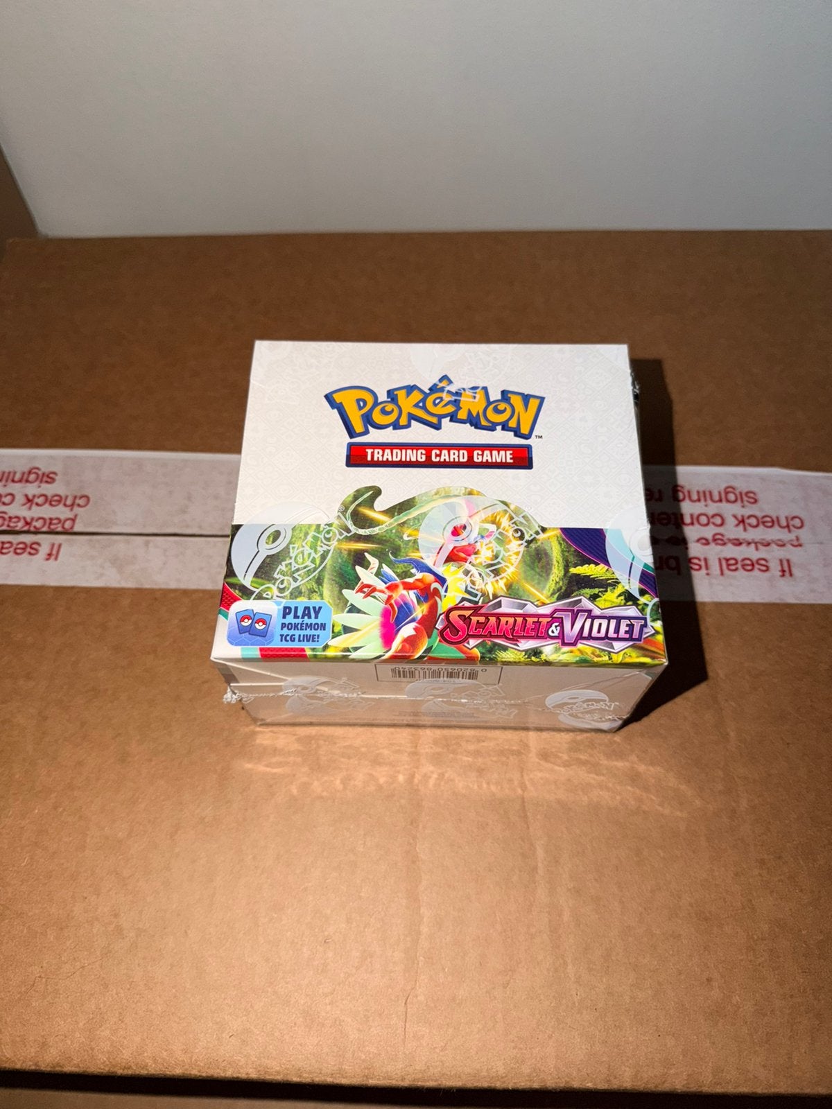 Scarlet & violet base booster box, Ophalen of Verzenden, Nieuw, Boosterbox