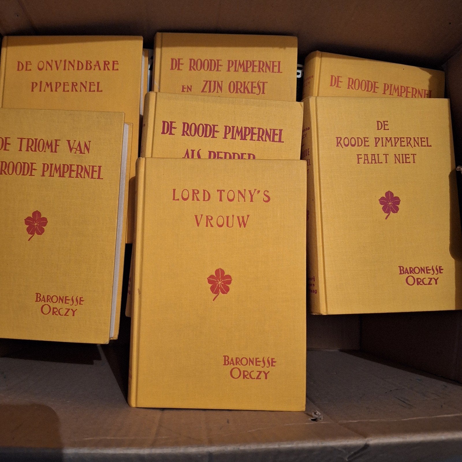 7 boeken Baronesse Orczy - De Roode Pimpernel serie, Boeken, Ophalen of Verzenden, Gelezen, Baronesse Orczy, Nederland