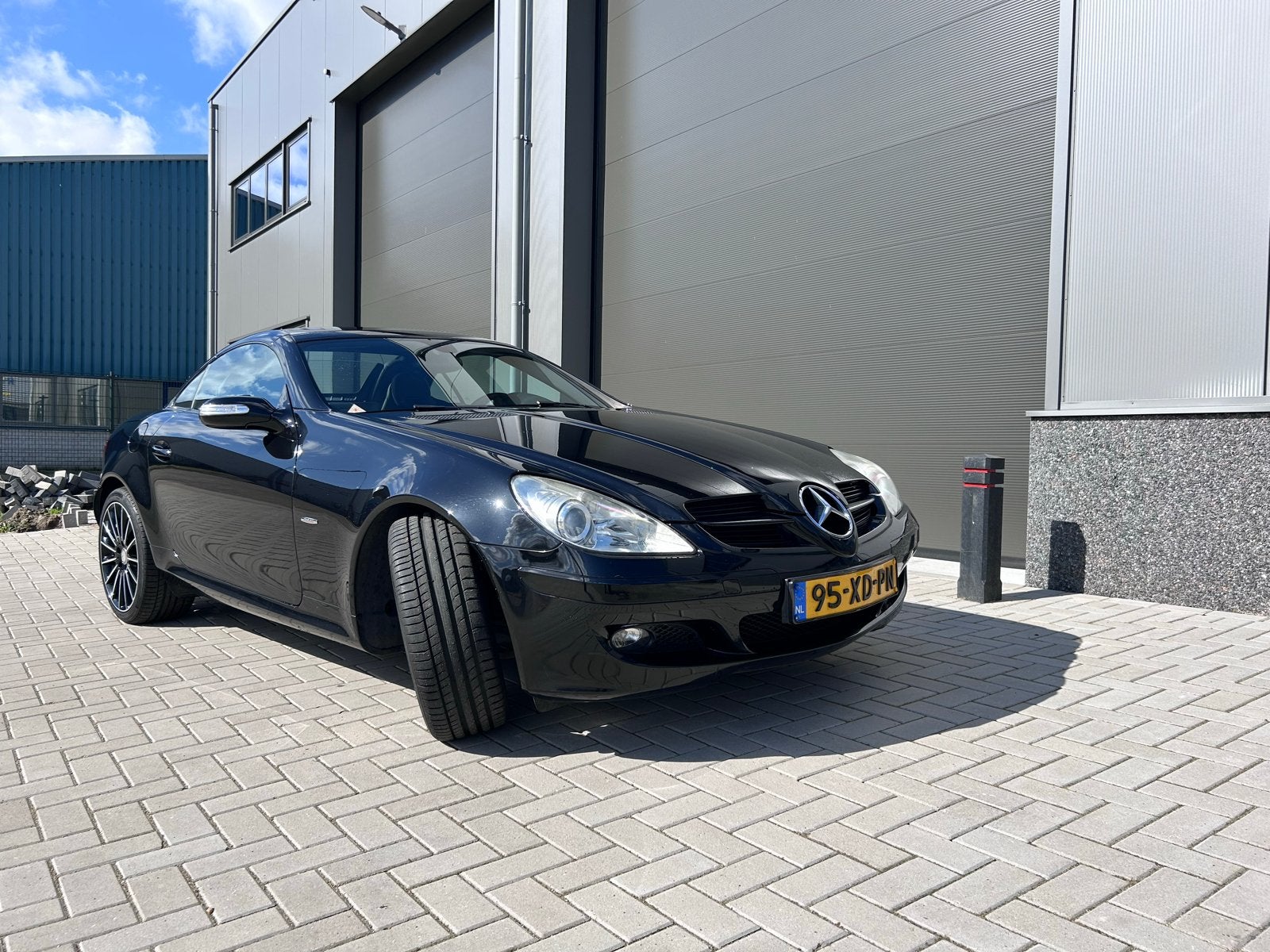 Mercedes-Benz SLK 1.8 Slk200 Kompr Roadster AUT 2007 Zwart, Achterwielaandrijving, Zwart, 4 cilinders, Cabriolet