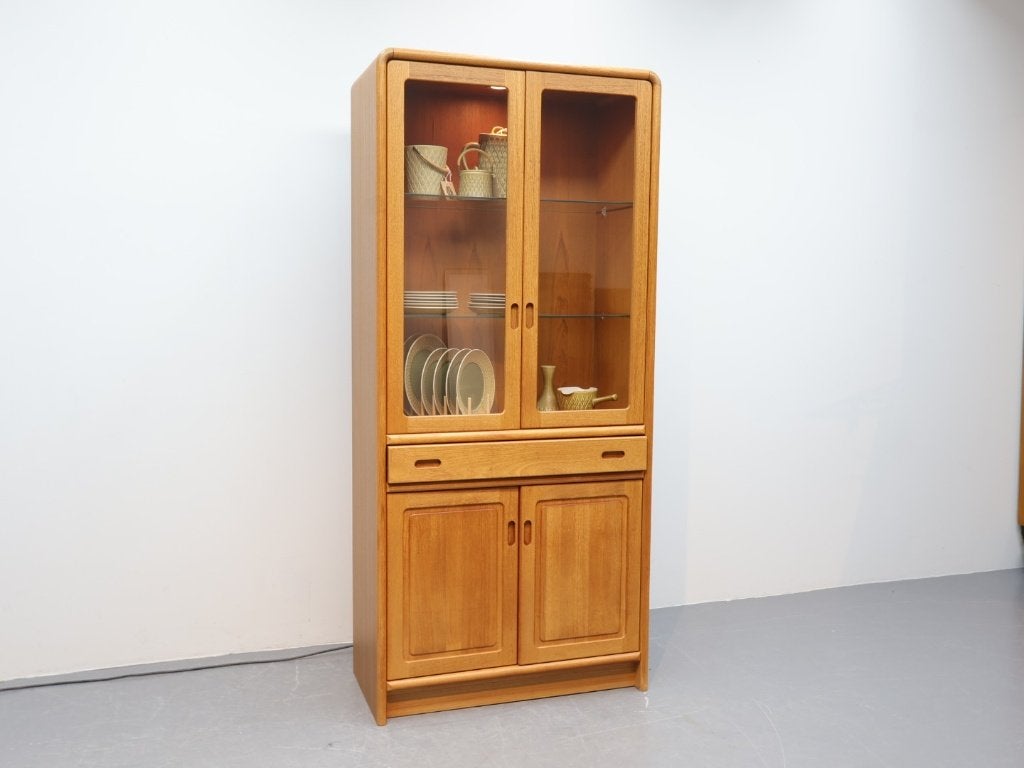 vintage vitrinekast stofa mobler Denmark teak, Ophalen, Gebruikt, Deens design vintage vitrinekast, Denemarken