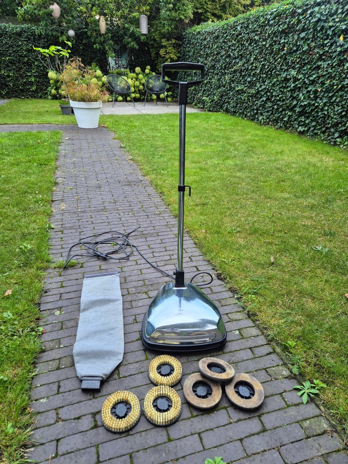 Acob vloerwrijver boenmachine schrobmachine met verlichting, Verzenden, Gebruikt