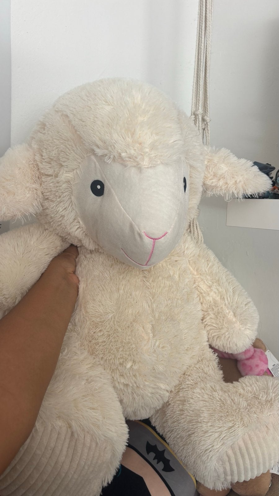 Grote zachte witte schaap knuffel, Ophalen, Overige merken, Overige karakters, Overige typen