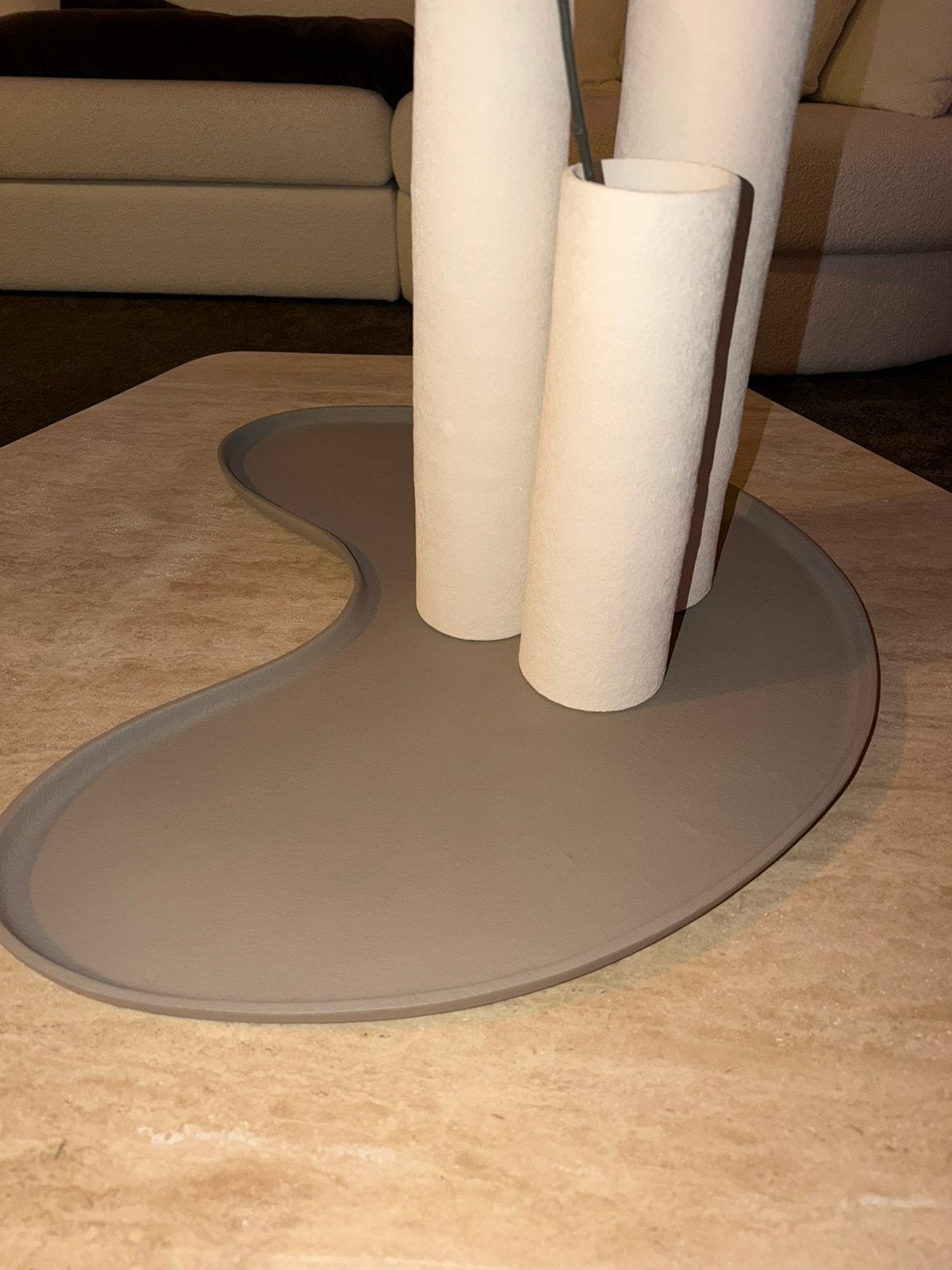 Kidney Tray Sand – Large 38  67 cm – NIET GEBRUIKT, Ophalen, Zo goed als nieuw