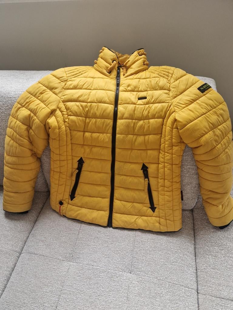 Mooie Navahoo dames jas maat XL, Kleding | Dames, Jassen | Winter, Navahoo, Geel, Maat 46/48 (XL) of groter, Ophalen of Verzenden