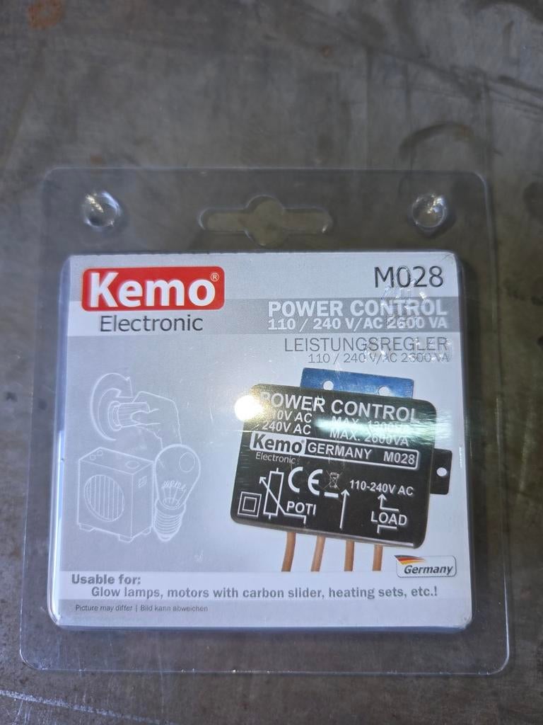NIEUW 18x Kemo Electronic M028 vermogensregelaar, Hobby en Vrije tijd, Elektronica-componenten, Ophalen of Verzenden, Nieuw