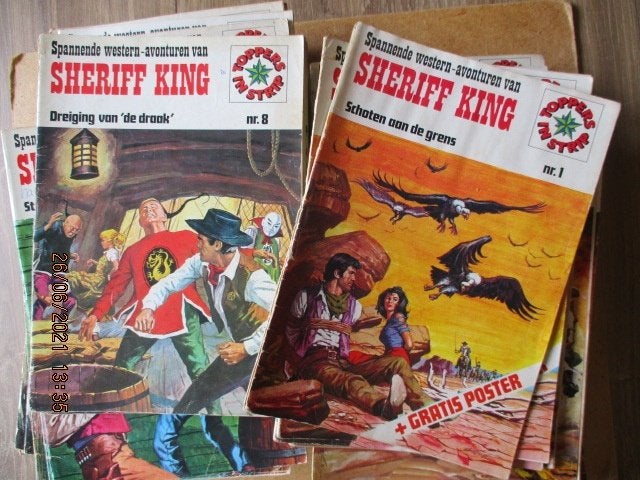 adv4608 sheriff king, Eén comic, Ophalen, Gelezen, Overige gebieden