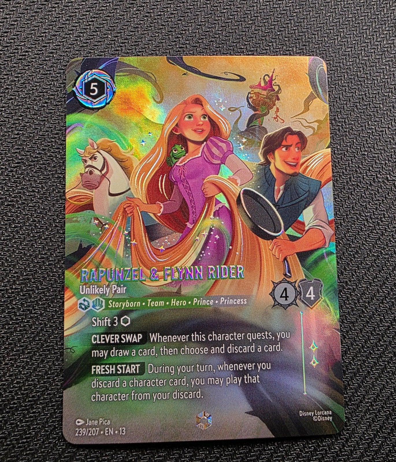 Disney Lorcana Rapunzel & Flynn Rider Enchanted |Te koop aan, Ophalen of Verzenden, Nieuw