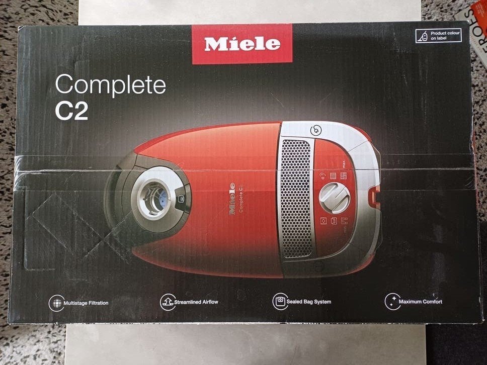 Miele Complete C2 Blackpearl PowerLine Stofzuiger nieuw!!, Ophalen, Nieuw, Stofzak, Minder dan 1200 watt