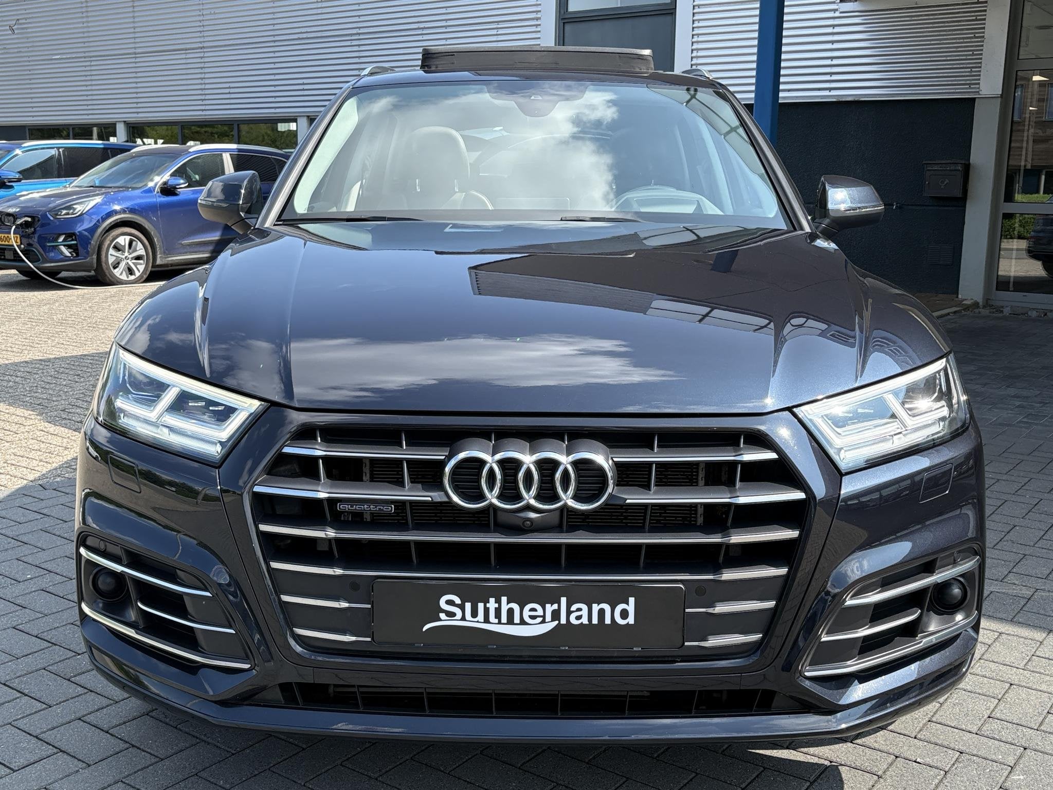 Audi Q5 55 TFSI e quattro S line 367pk | VOL! | Panoramadak, Automaat, Euro 6, 4 cilinders, Blauw