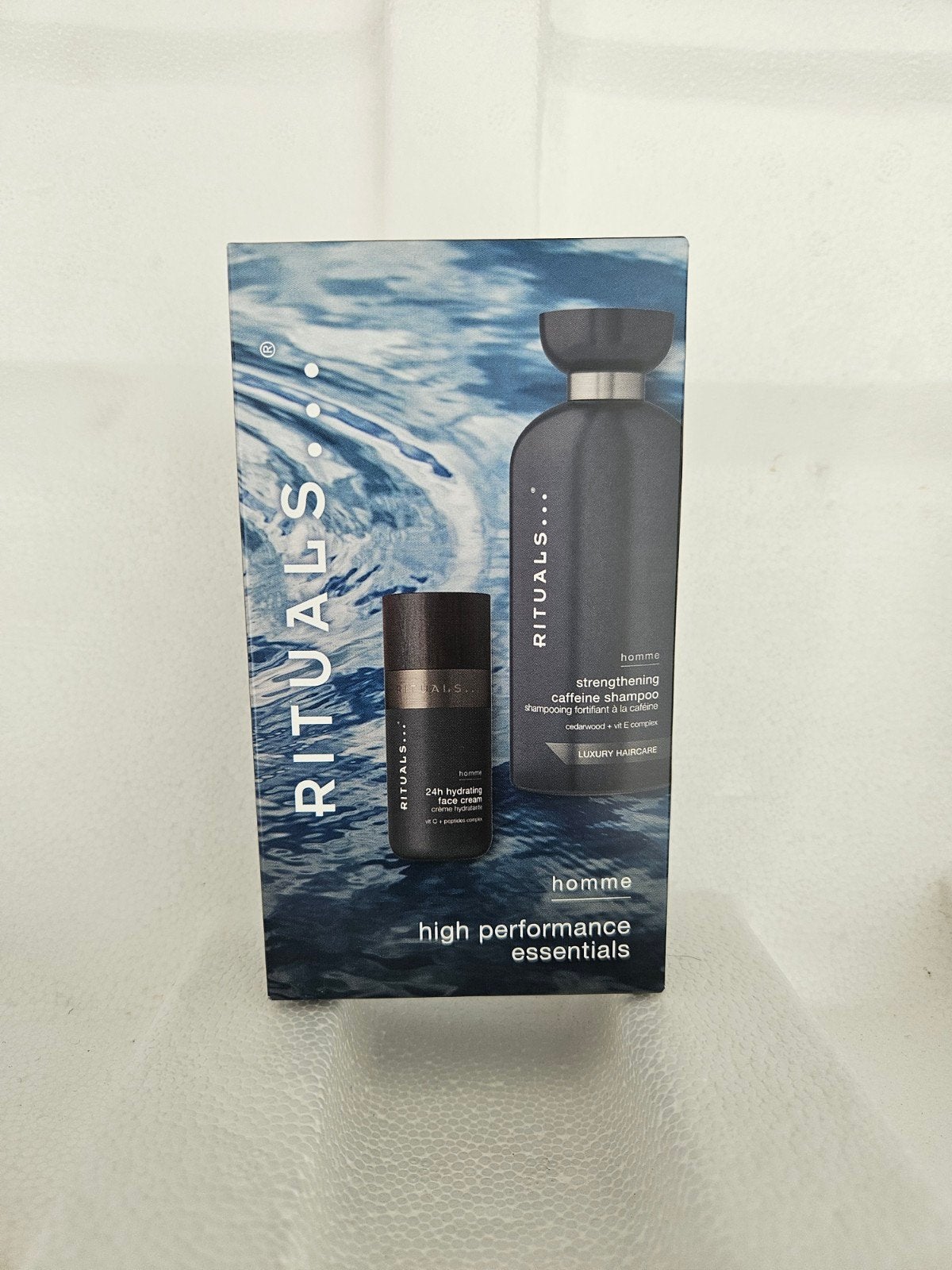 Rituals Homme Cafeine shampoo 50ml/gelcreme gezicht 20ml, Ophalen of Verzenden, Nieuw, Gehele gezicht