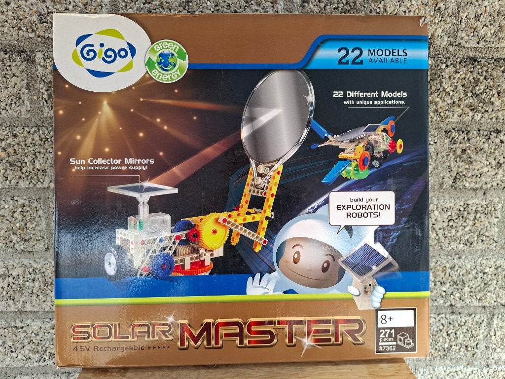 bouwdoos solarmaster in 1 doos 22 items te bouwen met, Ophalen of Verzenden, Zo goed als nieuw