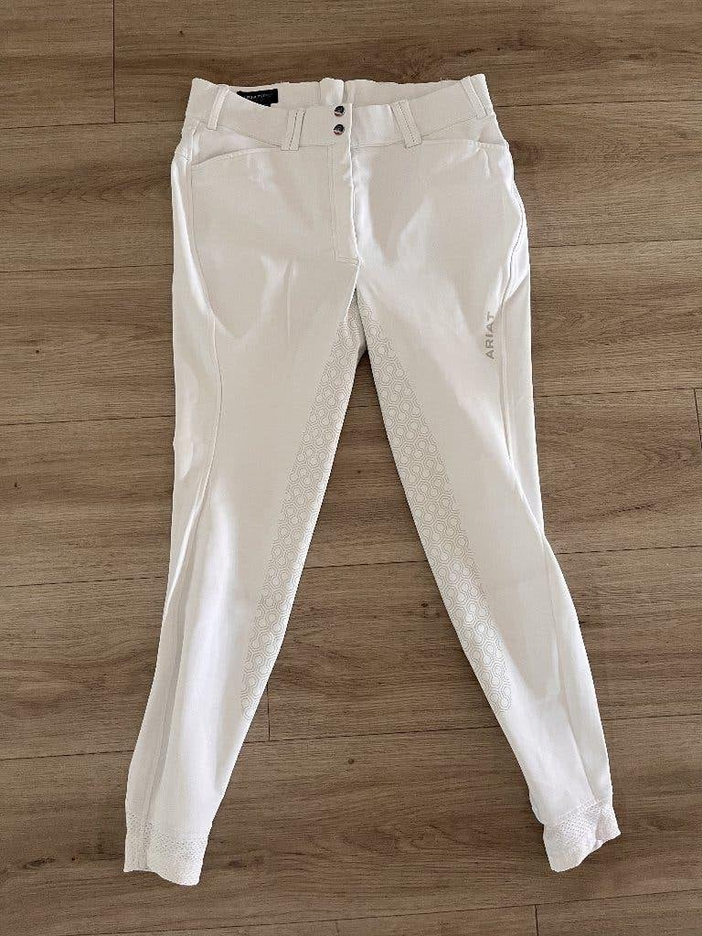Witte broek voor paardrijwedstrijden - Maat 88 - Ariat Pro, Ophalen, Gebruikt, Dressuur, Onderkleding