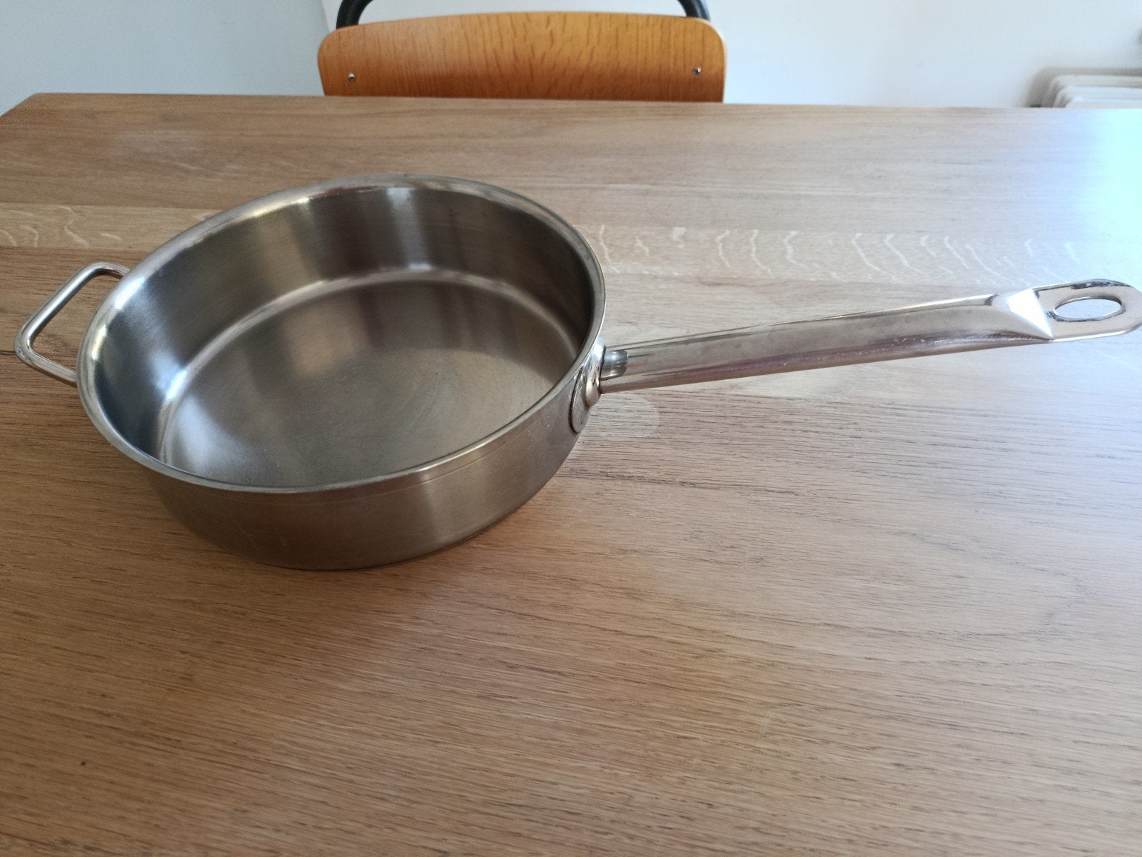 SIGG RVS hapjespan sauteerpan Koekenpan zgan, Koekenpan, Ophalen of Verzenden, Zo goed als nieuw, Rvs