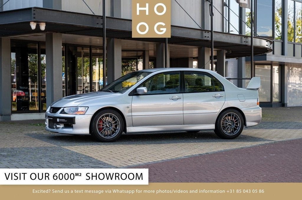 Mitsubishi Lancer Evolution IX MR (bj 2007), Auto's, Mitsubishi, Zwart, 4 cilinders, Origineel Nederlands, Bedrijf