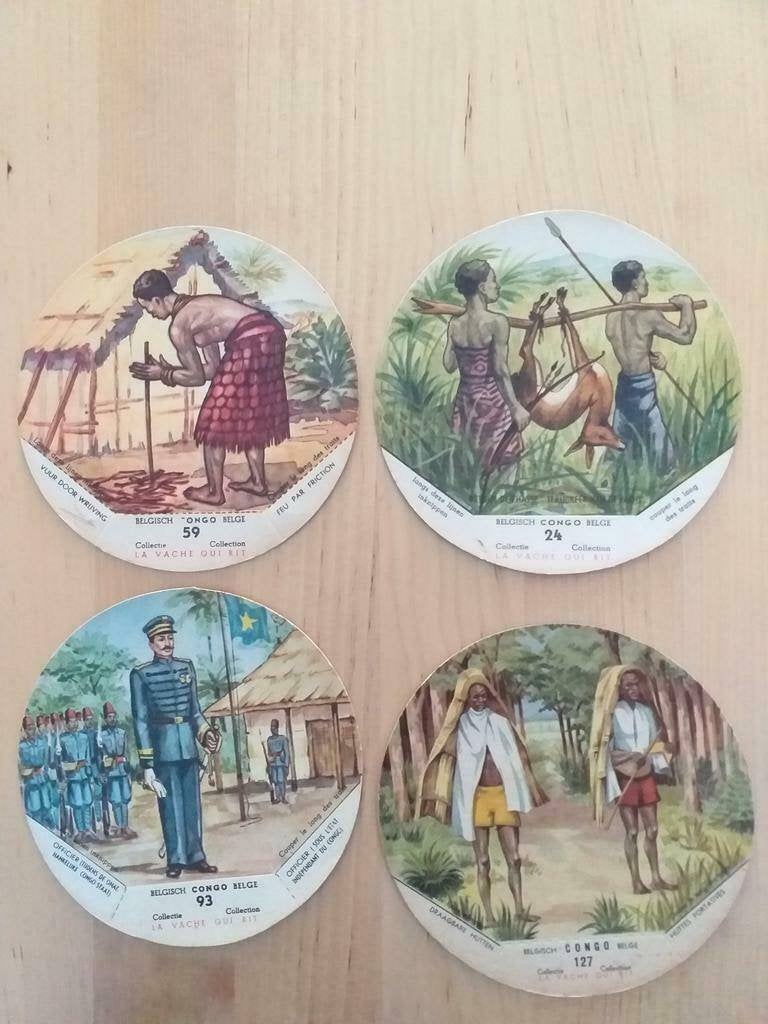 Belgisch Congo - Plaatjes - Collectie La Vache qui rit, Ophalen of Verzenden, Overige typen