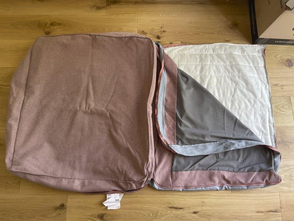 IKEA Kivik hoes voor 1-zitsslaapbank / slaapstoel, roze, Eenpersoons, 75 tot 100 cm, Ophalen of Verzenden, Zo goed als nieuw