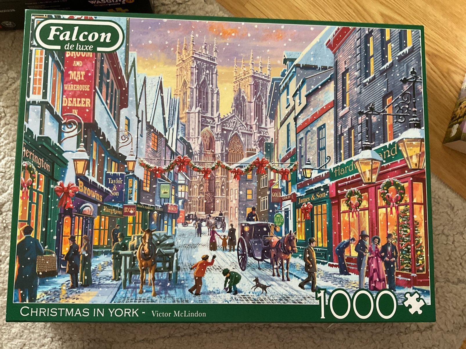 2 puzzels. Rookvrij, Ophalen, 500 t/m 1500 stukjes, Zo goed als nieuw