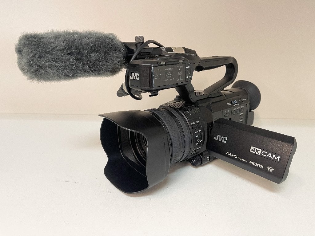 JVC GY-HM180E Semi-Pro 4K camcorder met extras, Jvc, N, N, JVC