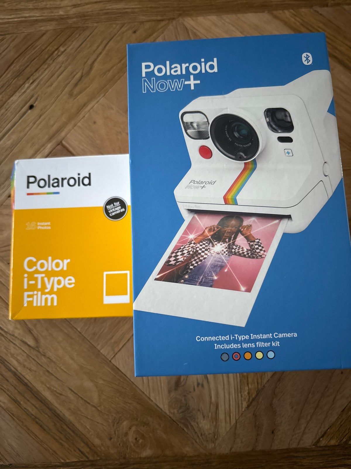 Polaroid Now+ Instant Camera met Color i-Type Film, Ophalen, Bluetooth, Nieuw, Instant camera