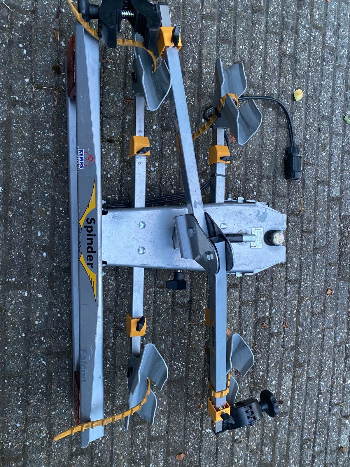 Spinder Falcon RC-2-F Trekhaakdrager voor 2 fietsen, Ophalen of Verzenden, 2 fietsen, Gebruikt, Trekhaakdrager