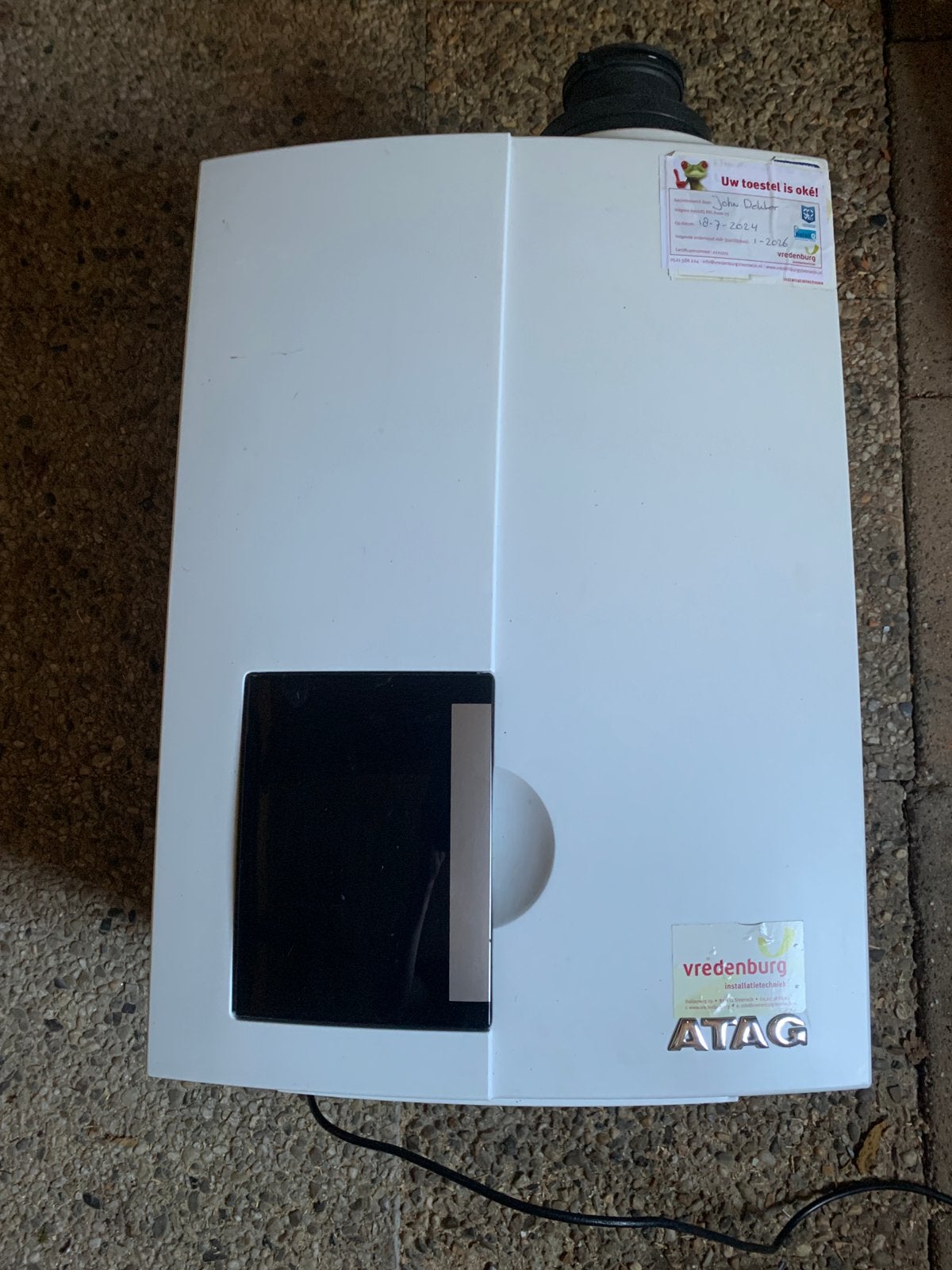ATAG E225C CV-ketel (2015) - Werkend gedemonteerd, Doe-het-zelf en Verbouw, Ophalen, 30 tot 80 cm, Gebruikt, Cv-ketel of Combi-ketel