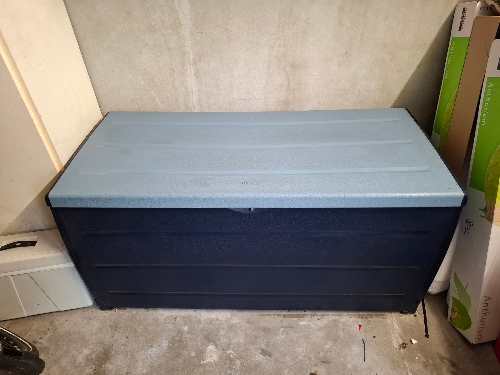 Tuinkussensbak - Opbergbox van Keter 340 liter, Ophalen, Zo goed als nieuw, Kunststof, Overige typen
