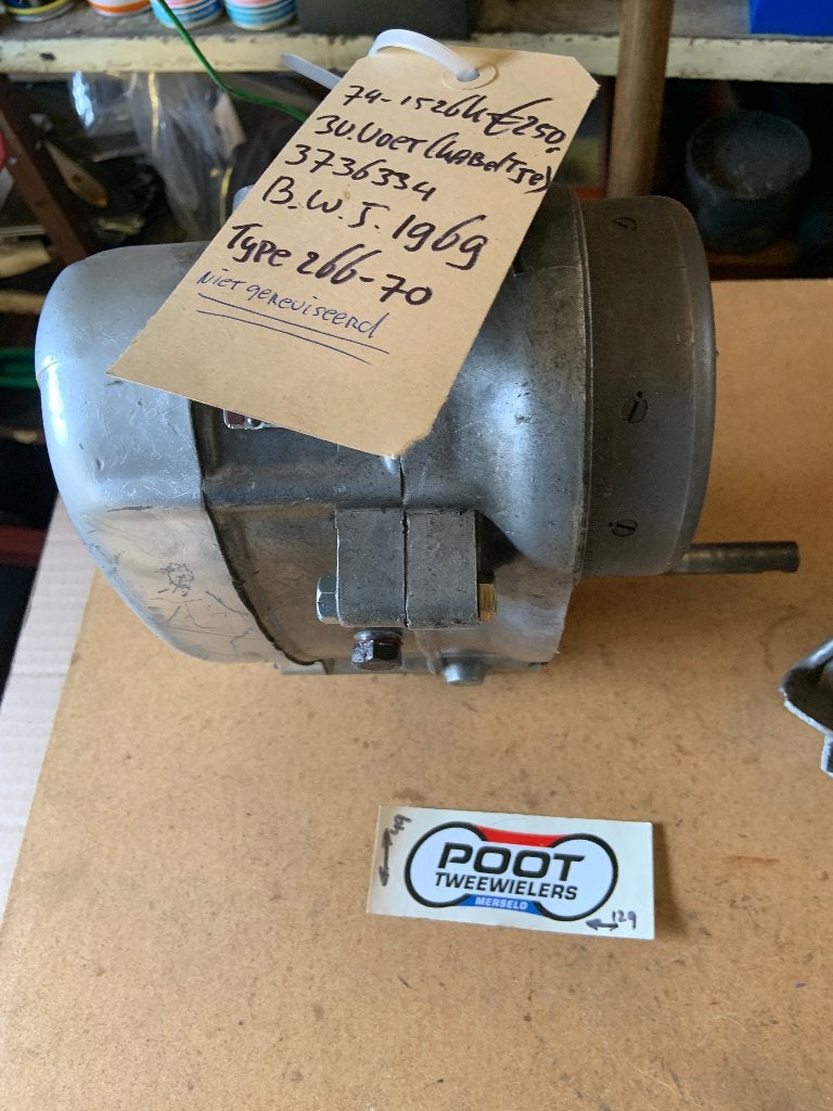Zundapp 3 V. Voet Motorblok met HET Kabeltje., Ophalen, Gebruikt, Blok