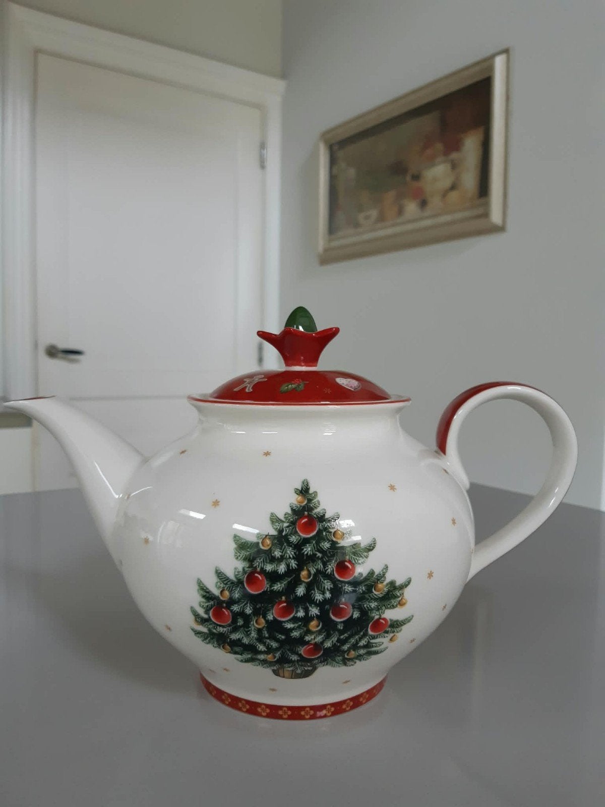 Kerst Theepot Villeroy en Boch Toy's Delight in Nieuwstaat, Ophalen of Verzenden