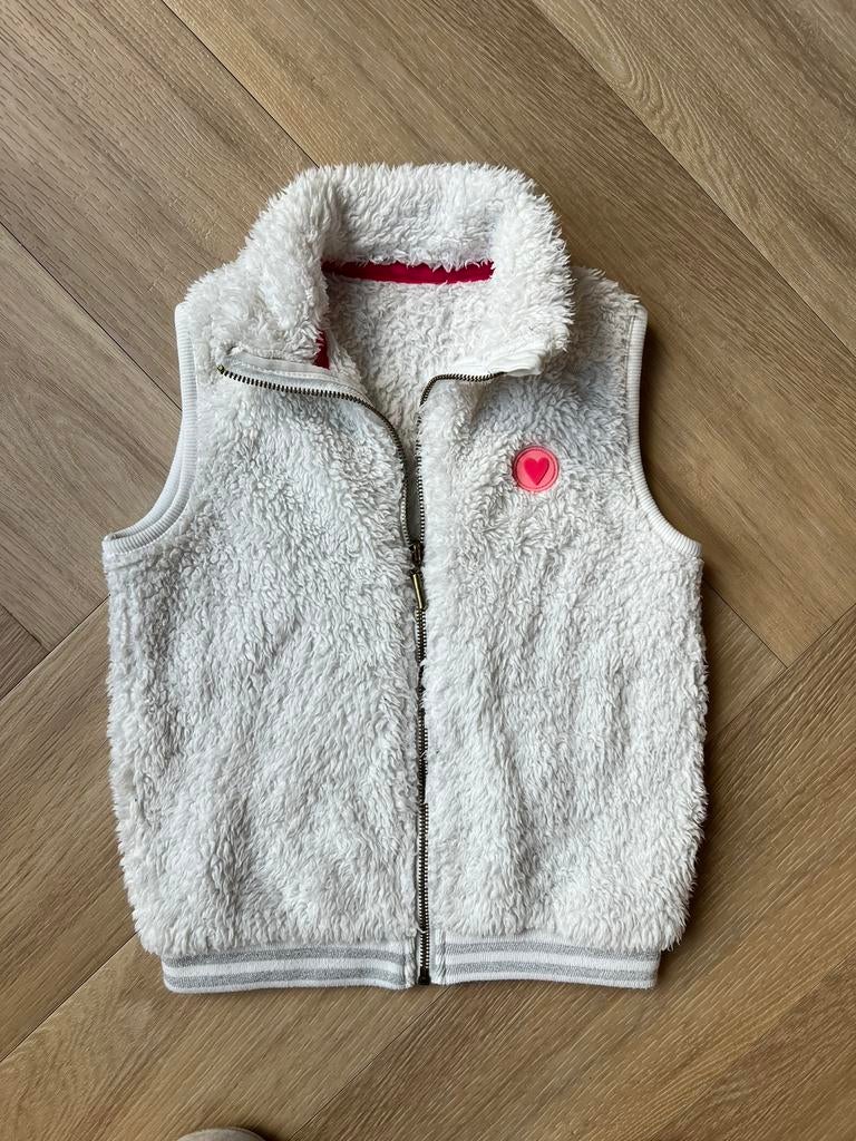 Bodywarmer, teddy, maat 104 / 110, Ophalen of Verzenden, Gebruikt, Meisje, Trui of Vest